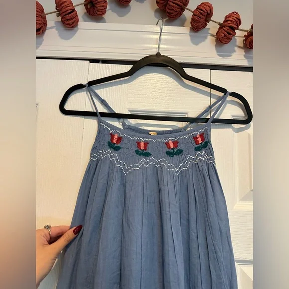 Free People Tip Toeing Tulip Midi Dress - Picture 3 of 5